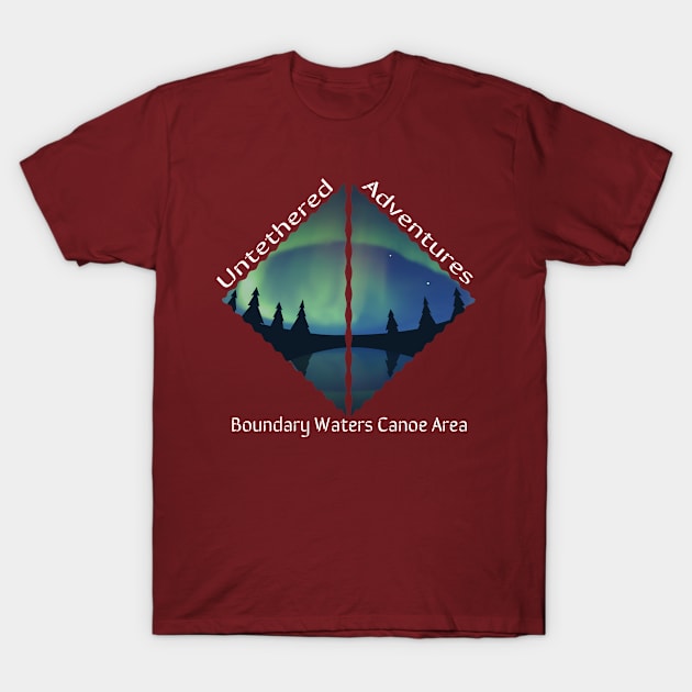 Northern Lights T-Shirt by Untethered Adventures 